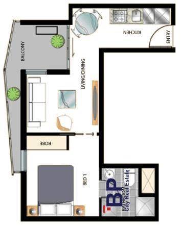 Floorplan of Homely apartment listing, 2103/380 Little Lonsdale Street, Melbourne VIC 3000