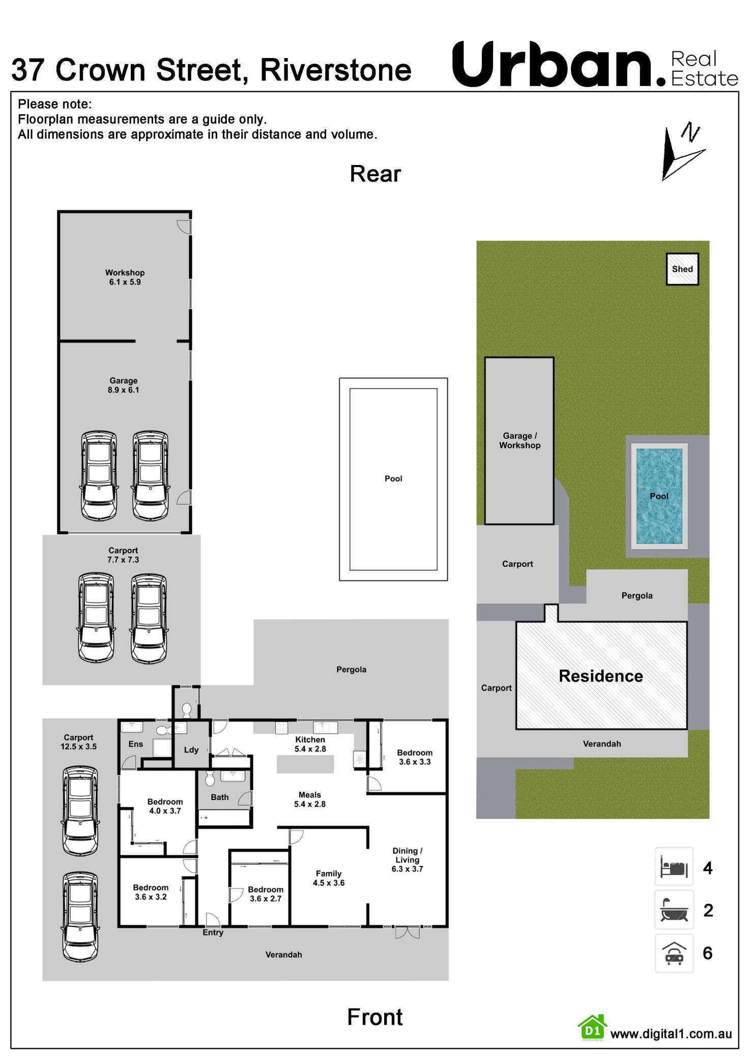 Floorplan of Homely house listing, 37 Crown Street, Riverstone NSW 2765