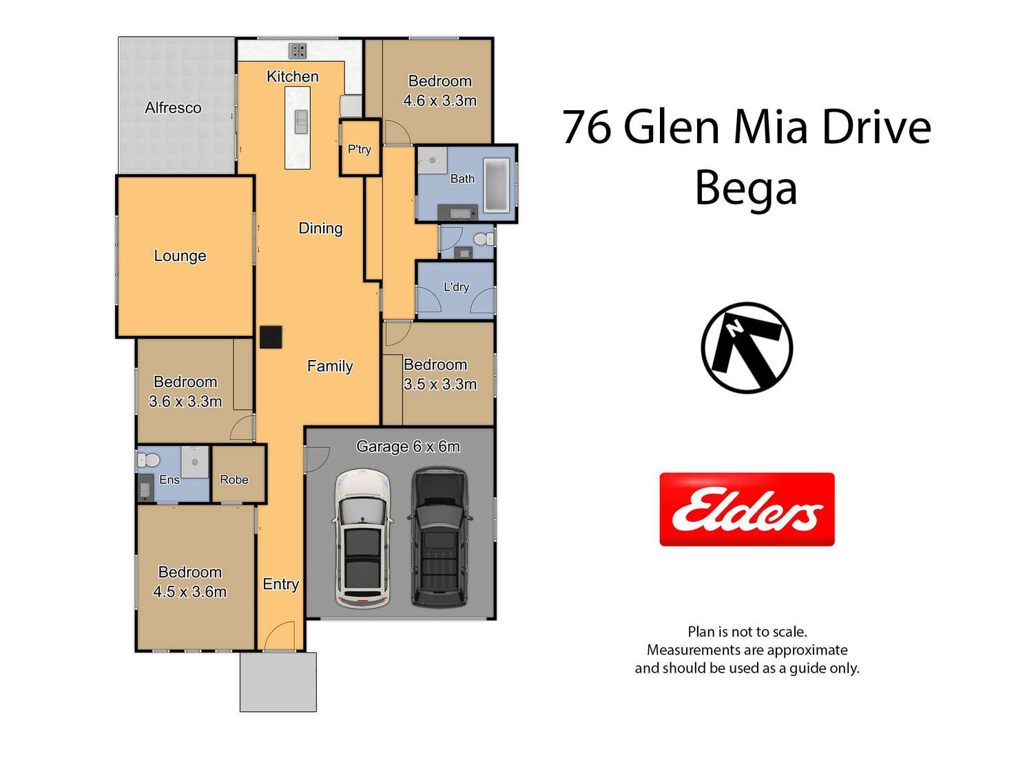 Floorplan of Homely house listing, 76 Glen Mia Drive, Bega NSW 2550