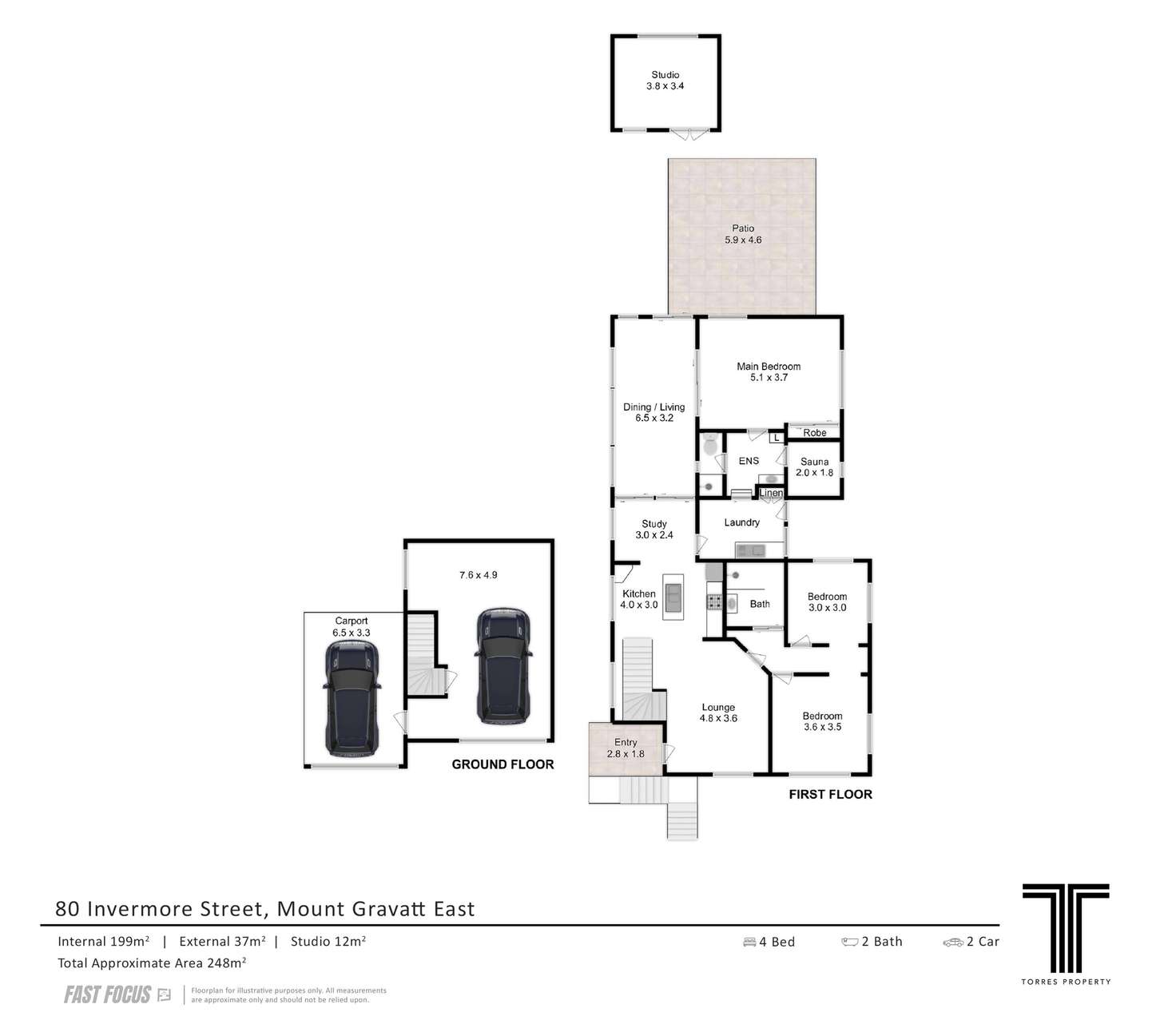 Floorplan of Homely house listing, 80 Invermore Street, Mount Gravatt East QLD 4122