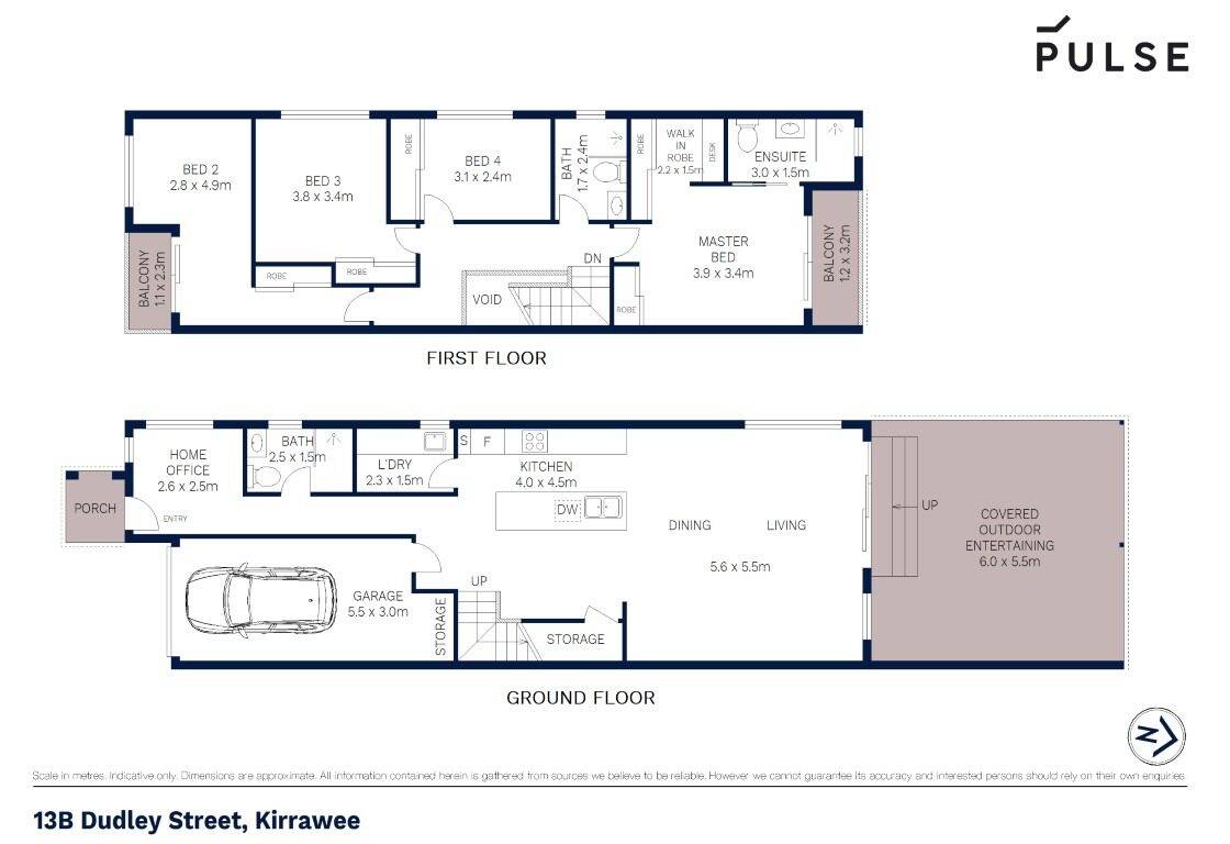 Floorplan of Homely house listing, 13B Dudley Street, Kirrawee NSW 2232