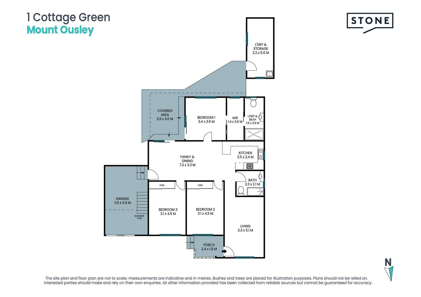 Floorplan of Homely house listing, 1 Cottage Green, Mount Ousley NSW 2519