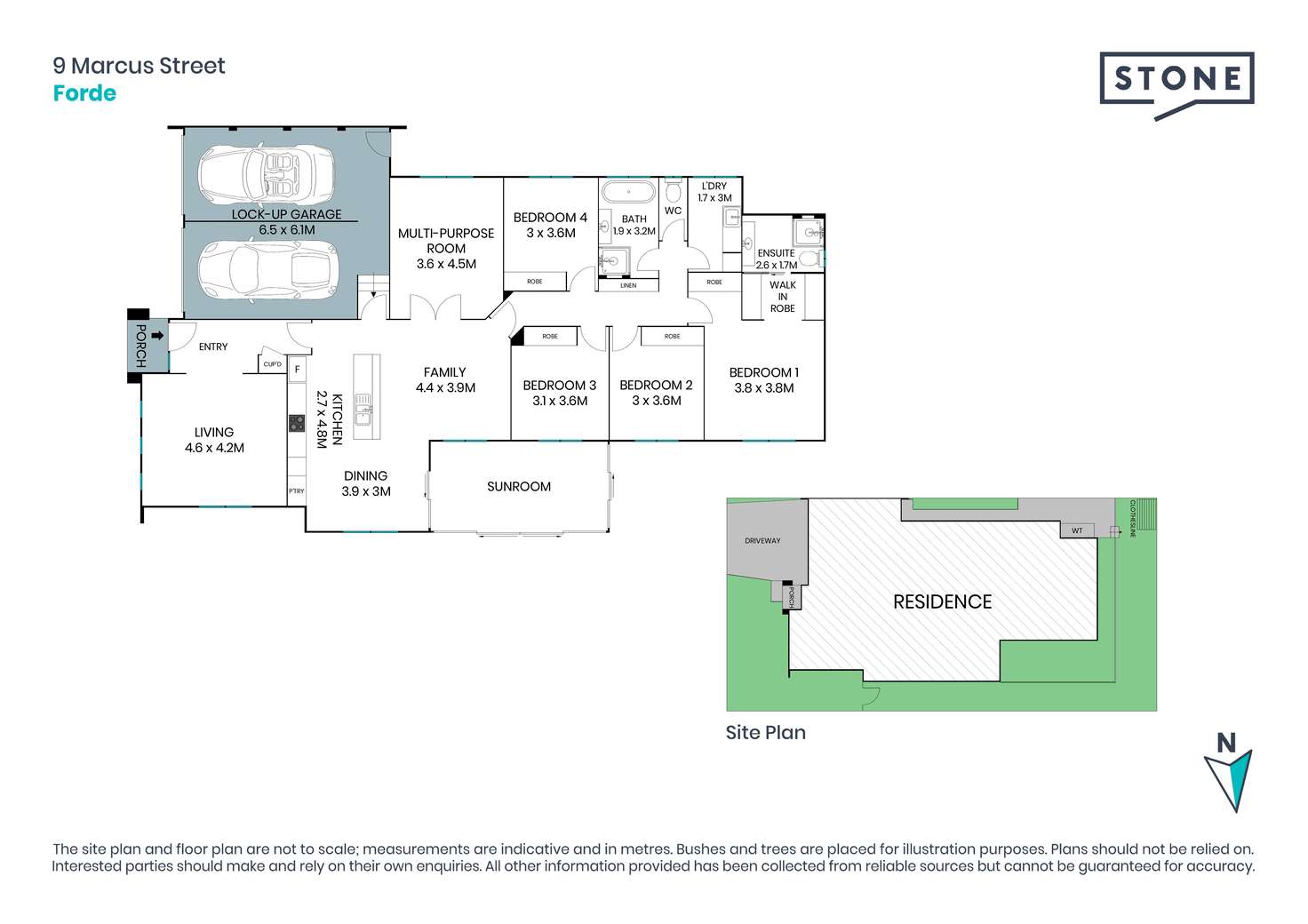 Floorplan of Homely house listing, 9 Marcus Street, Forde ACT 2914