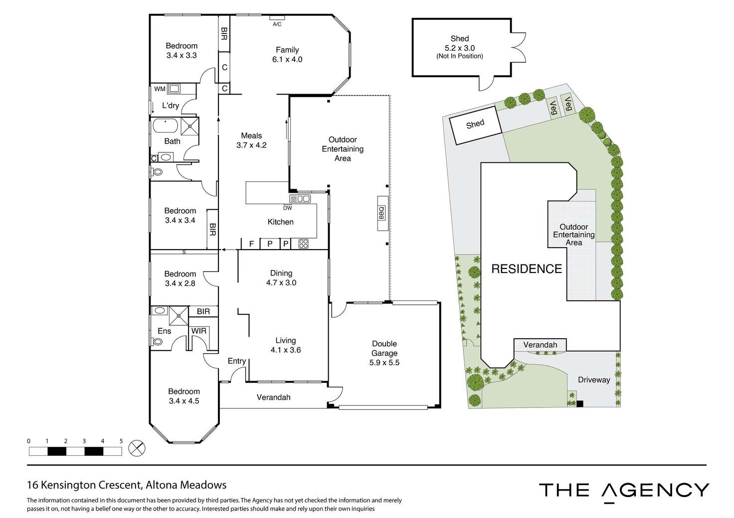 Floorplan of Homely house listing, 16 Kensington Crescent, Altona Meadows VIC 3028