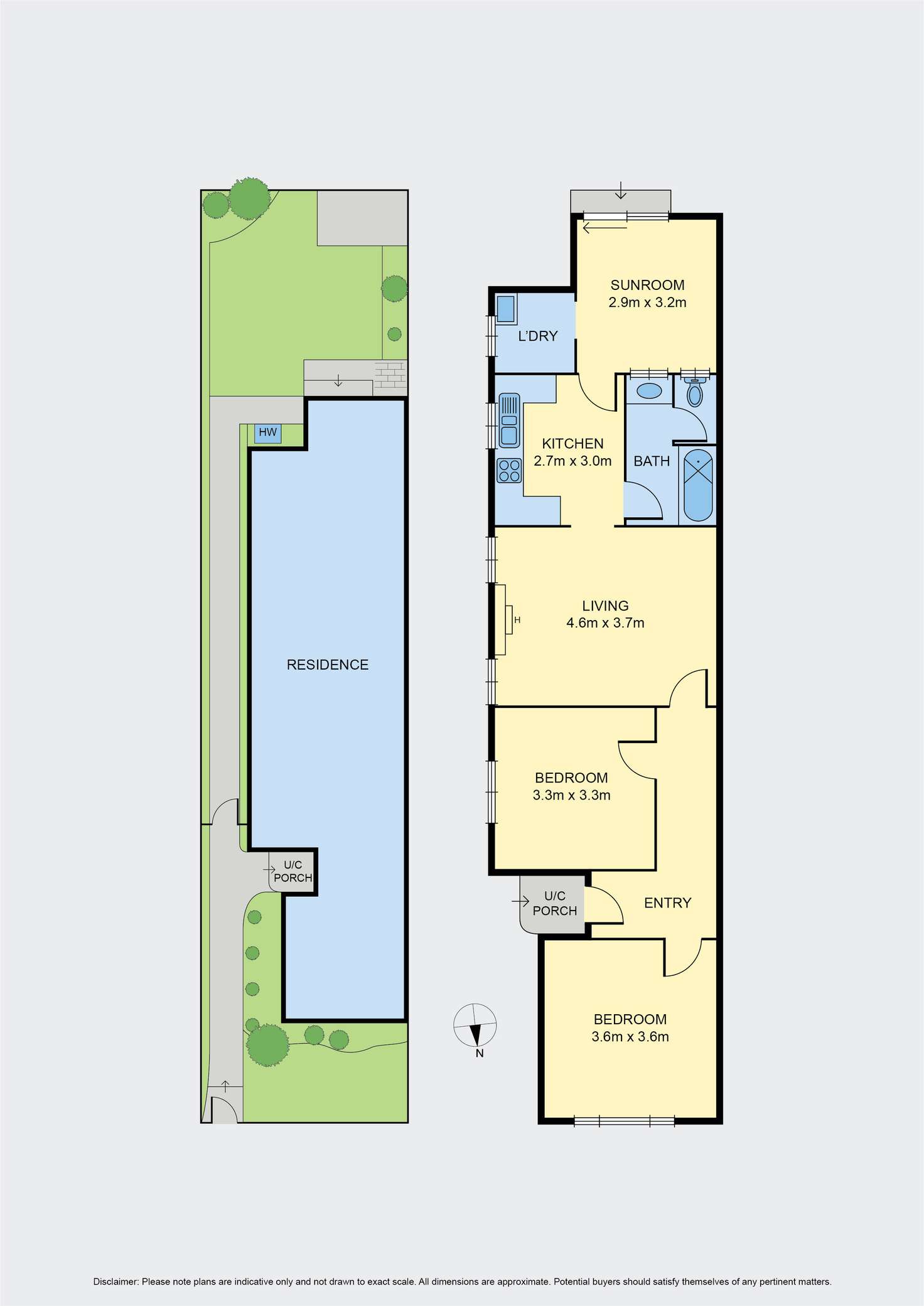 Floorplan of Homely house listing, 133 Edinburgh Street, Flemington VIC 3031