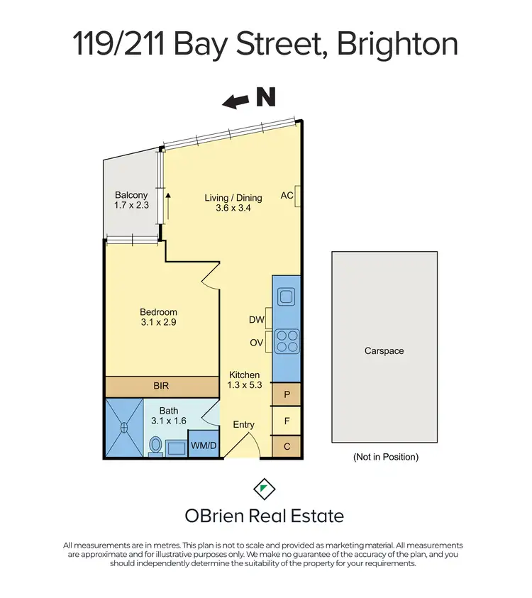 Floorplan of Homely apartment listing, 119/209-213 Bay Street, Brighton VIC 3186