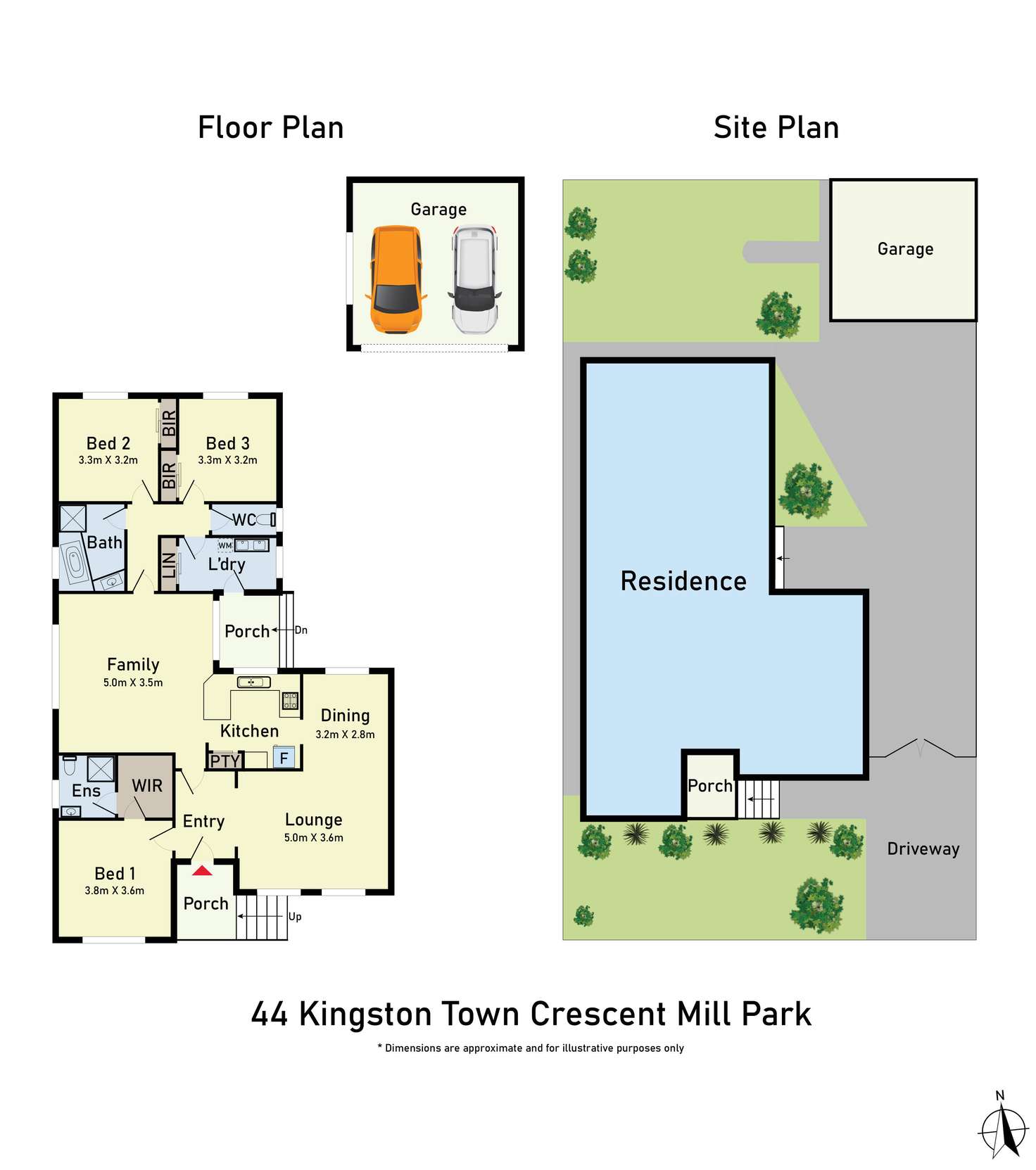 Floorplan of Homely house listing, 44 Kingston Town Crescent, Mill Park VIC 3082