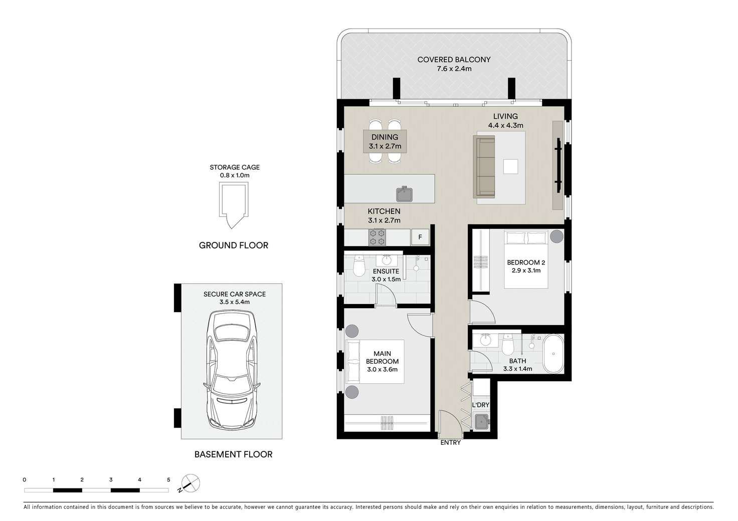 Floorplan of Homely apartment listing, 3/166 Mount Street, Coogee NSW 2034