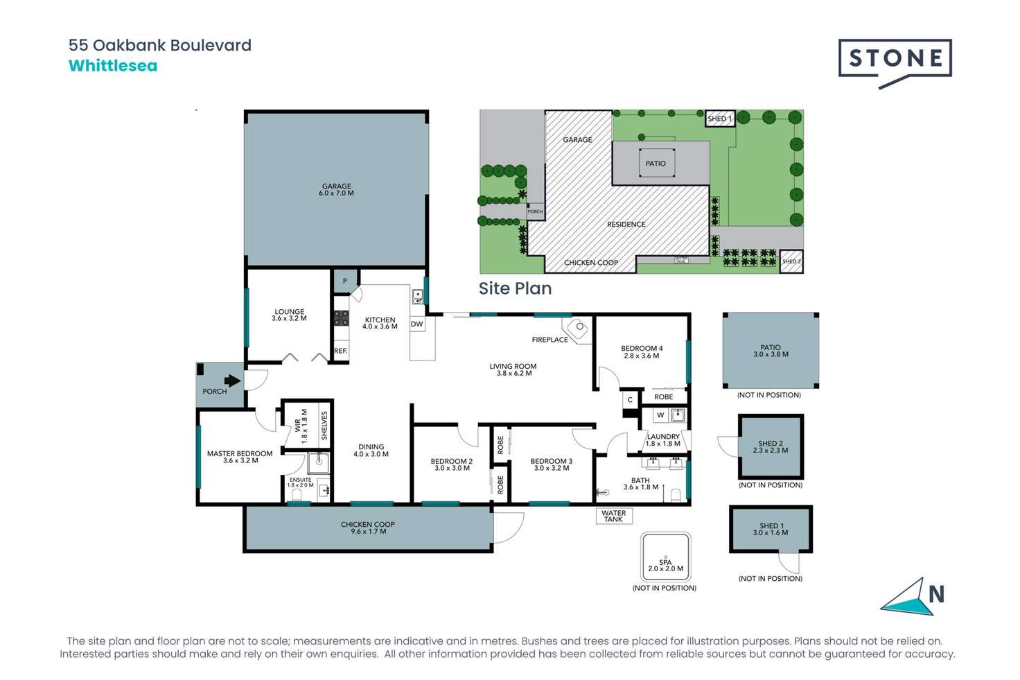 Floorplan of Homely house listing, 55 Oakbank Boulevard, Whittlesea VIC 3757