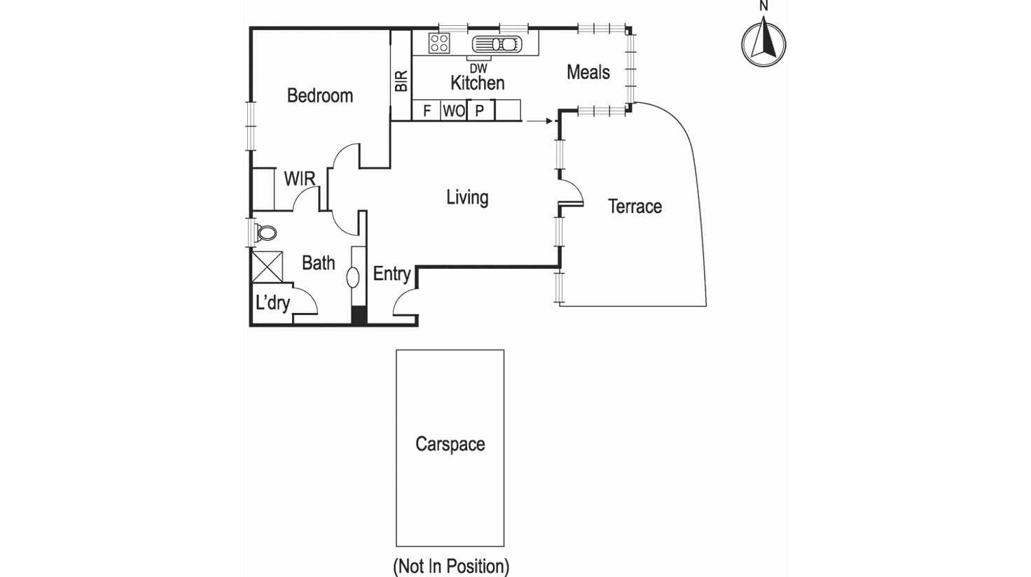 Floorplan of Homely apartment listing, 33/12 Copelen Street, South Yarra VIC 3141