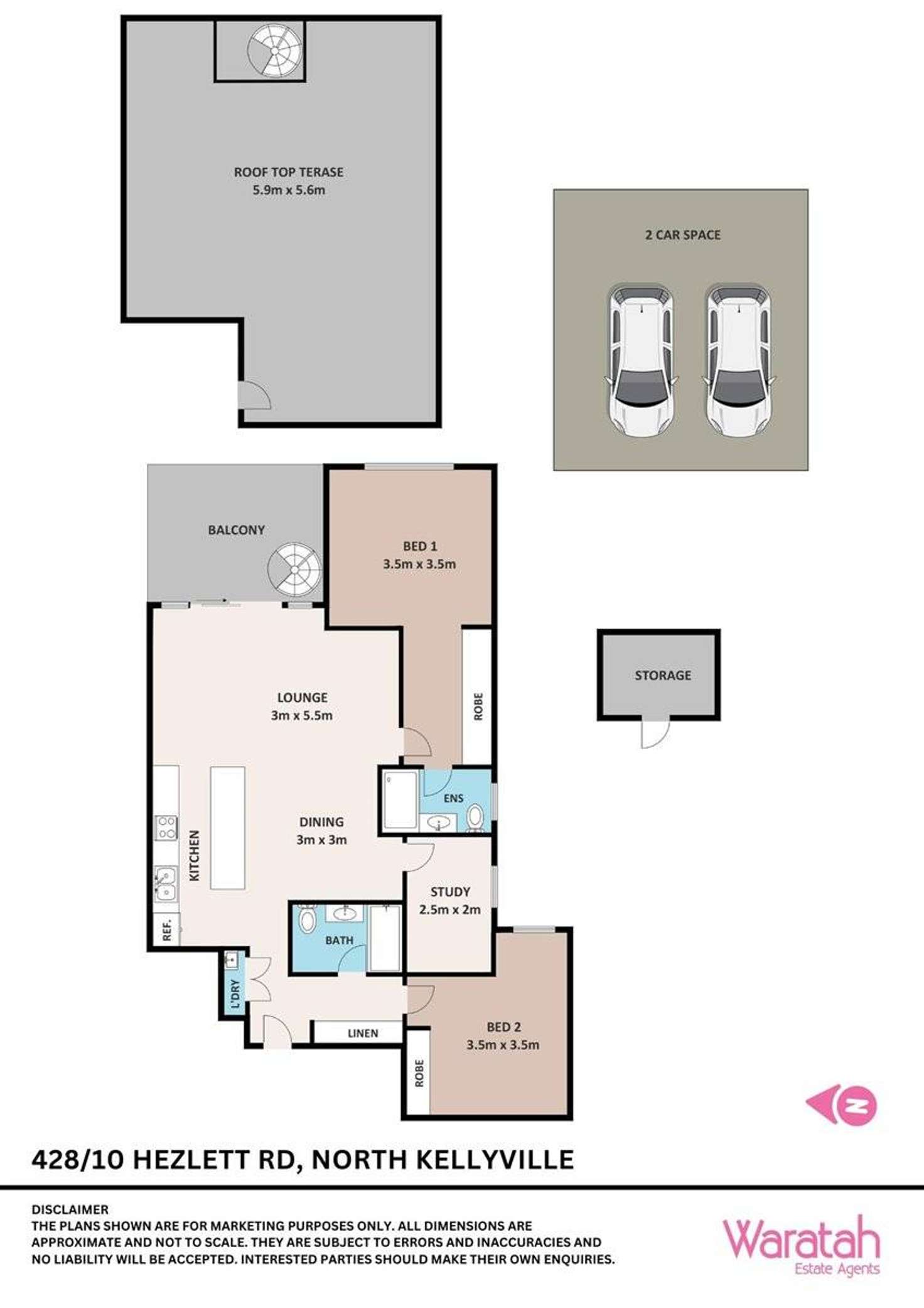 Floorplan of Homely apartment listing, 428/10 Hezlett Road, North Kellyville NSW 2155