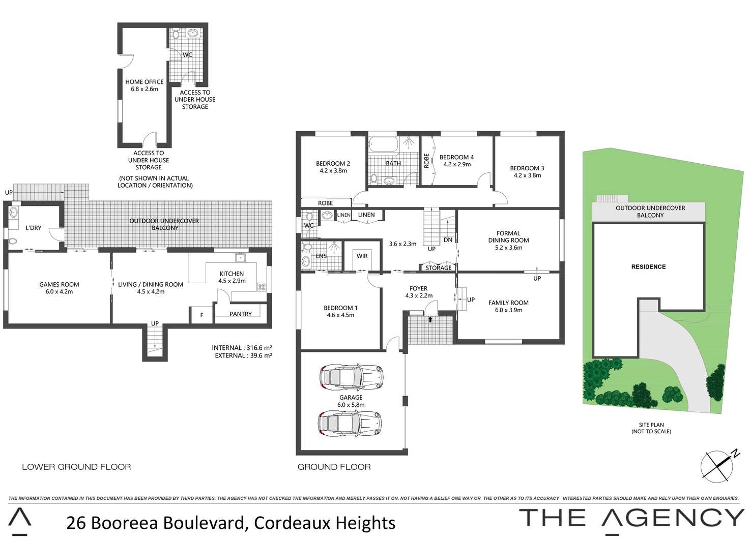 Floorplan of Homely house listing, 26 Booreea Boulevard, Cordeaux Heights NSW 2526