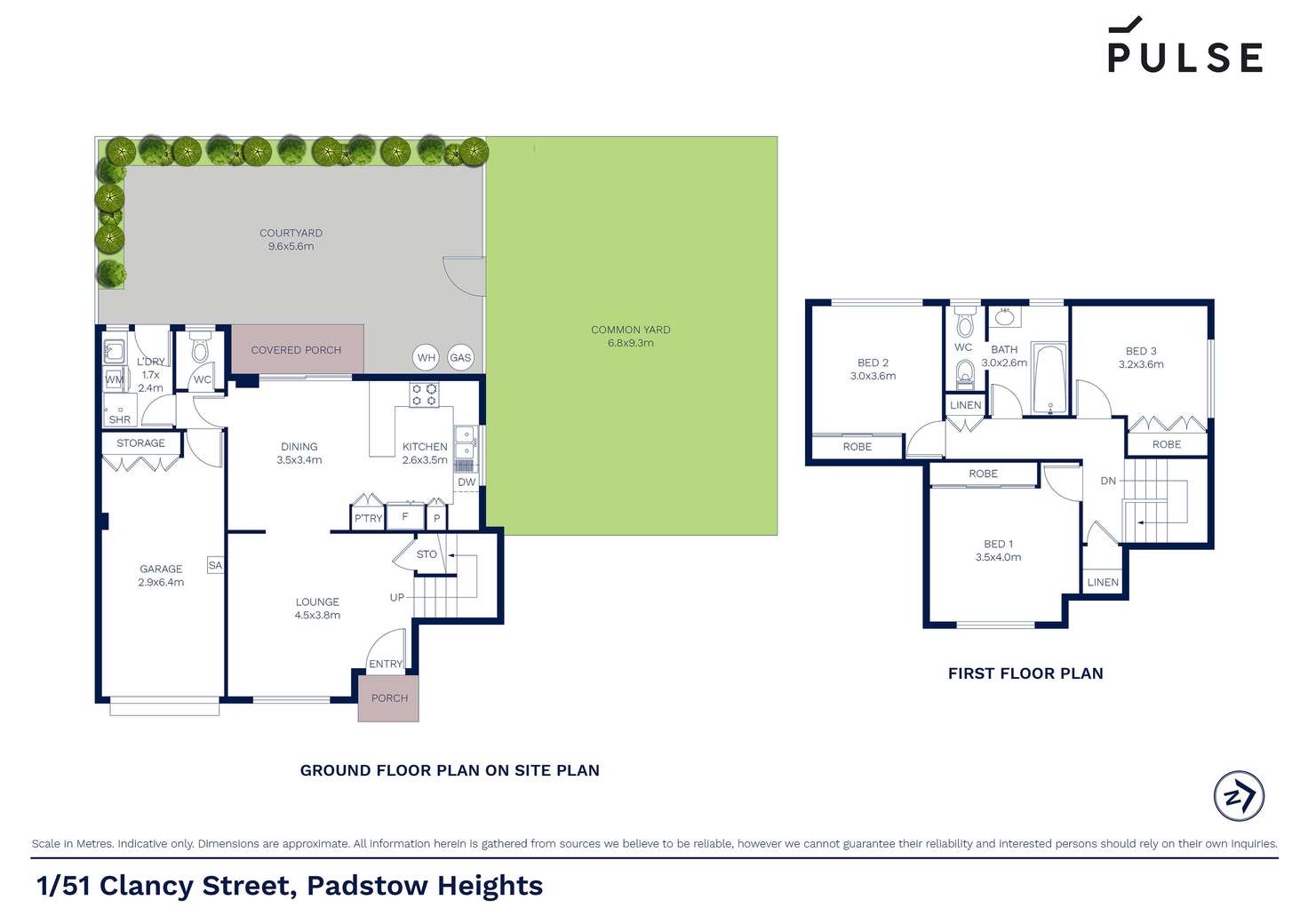 Floorplan of Homely townhouse listing, 1/51 Clancy Street, Padstow Heights NSW 2211