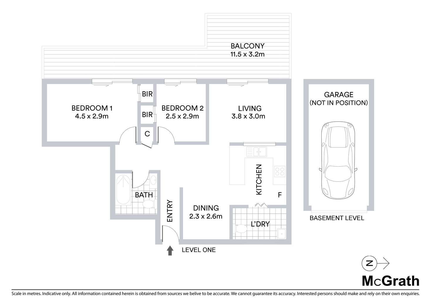 Floorplan of Homely apartment listing, 19/26-30 Linda Street, Hornsby NSW 2077