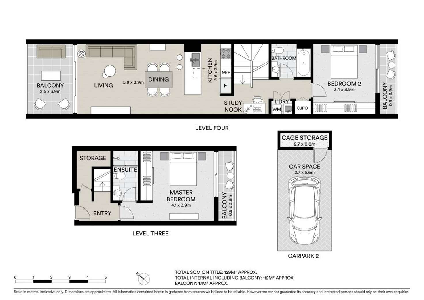 Floorplan of Homely apartment listing, 328/23 Savona Drive, Wentworth Point NSW 2127