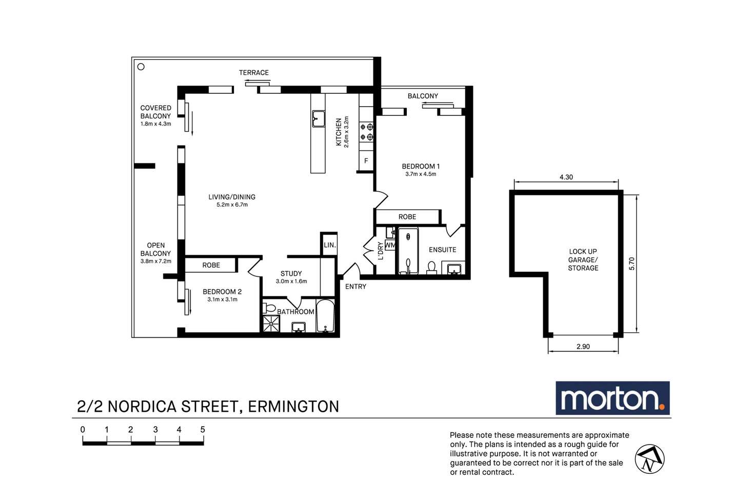 Floorplan of Homely apartment listing, 2/2-10 Nordica Street, Ermington NSW 2115