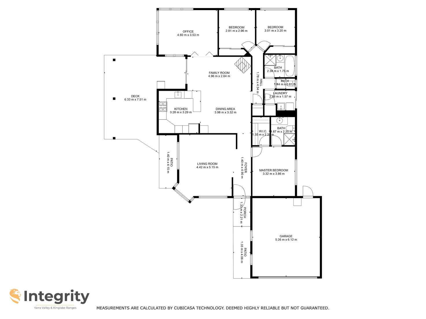 Floorplan of Homely house listing, 8 Catherine Court, Yarra Glen VIC 3775