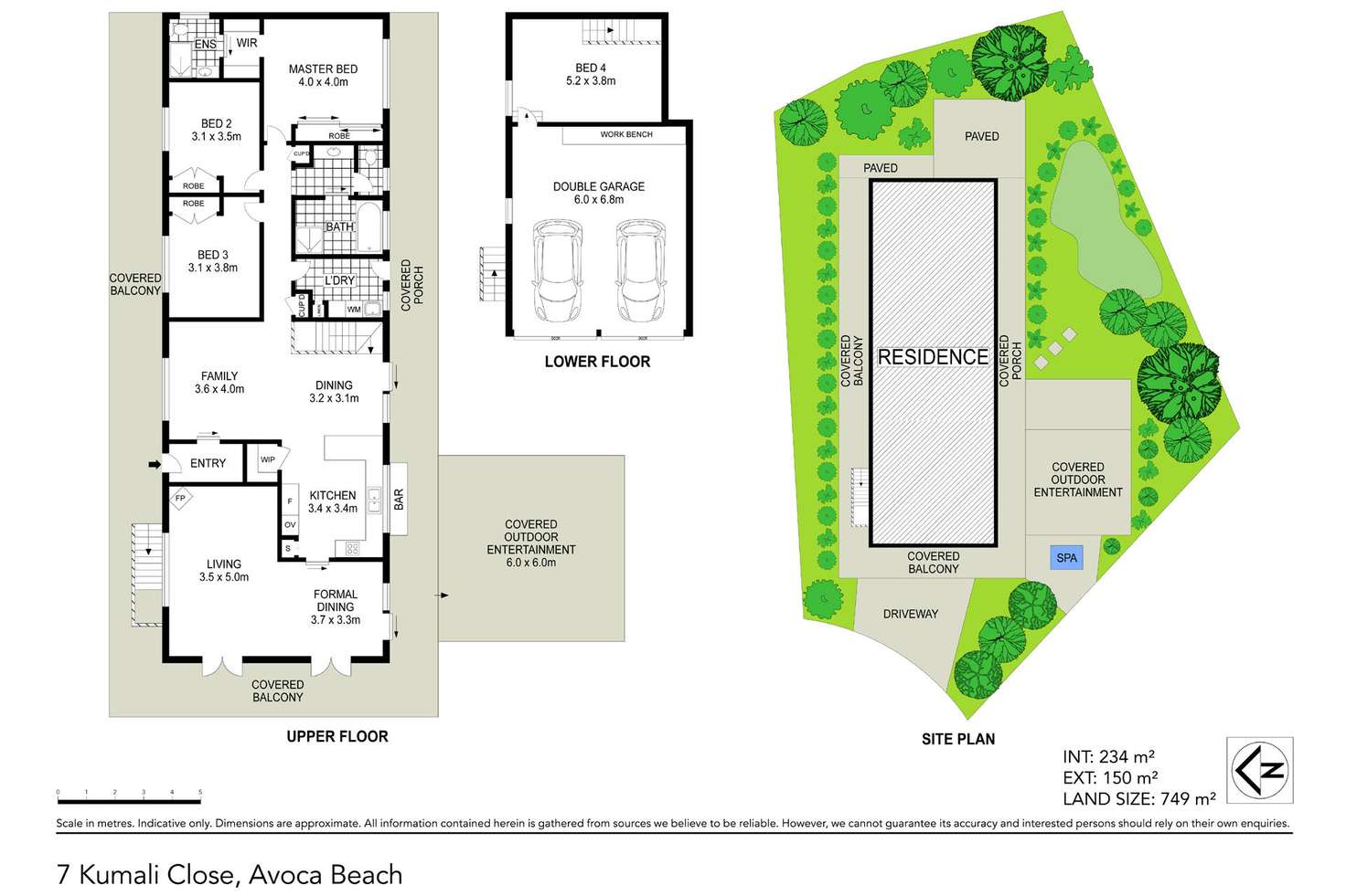 Floorplan of Homely house listing, 7 Kumali Close, Avoca Beach NSW 2251