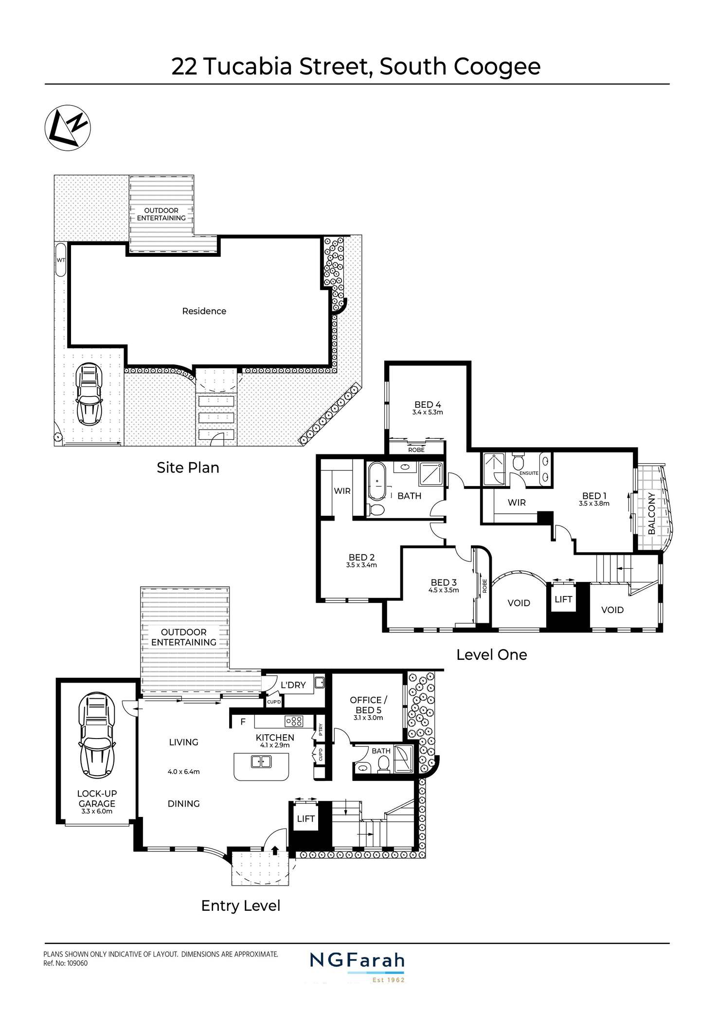 Floorplan of Homely semiDetached listing, 22 Tucabia Street, South Coogee NSW 2034