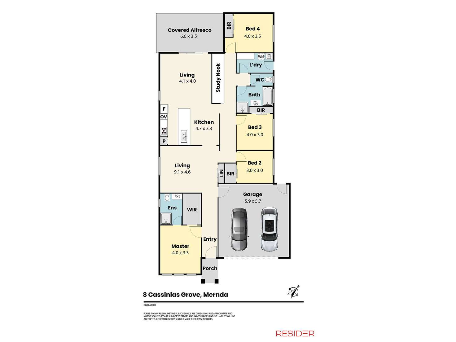 Floorplan of Homely house listing, 8 Cassinias Grove, Mernda VIC 3754