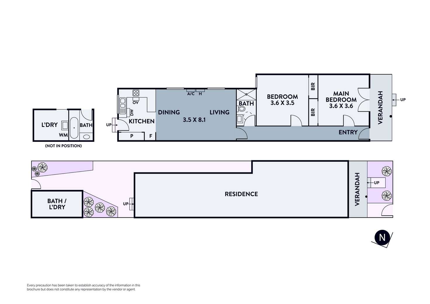 Floorplan of Homely house listing, 14 Kiewa Street, Clifton Hill VIC 3068