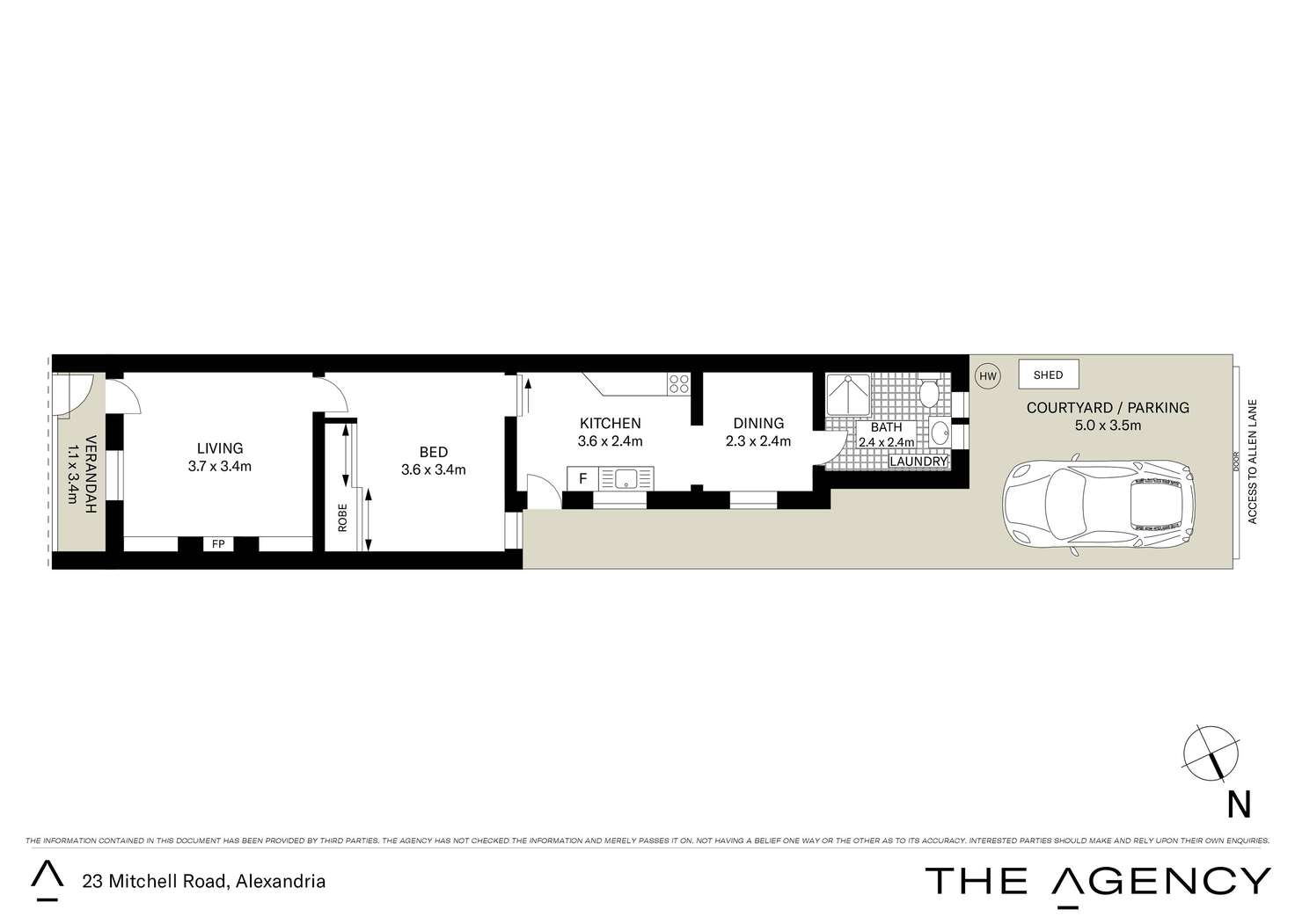 Floorplan of Homely house listing, 23 Mitchell Road, Alexandria NSW 2015