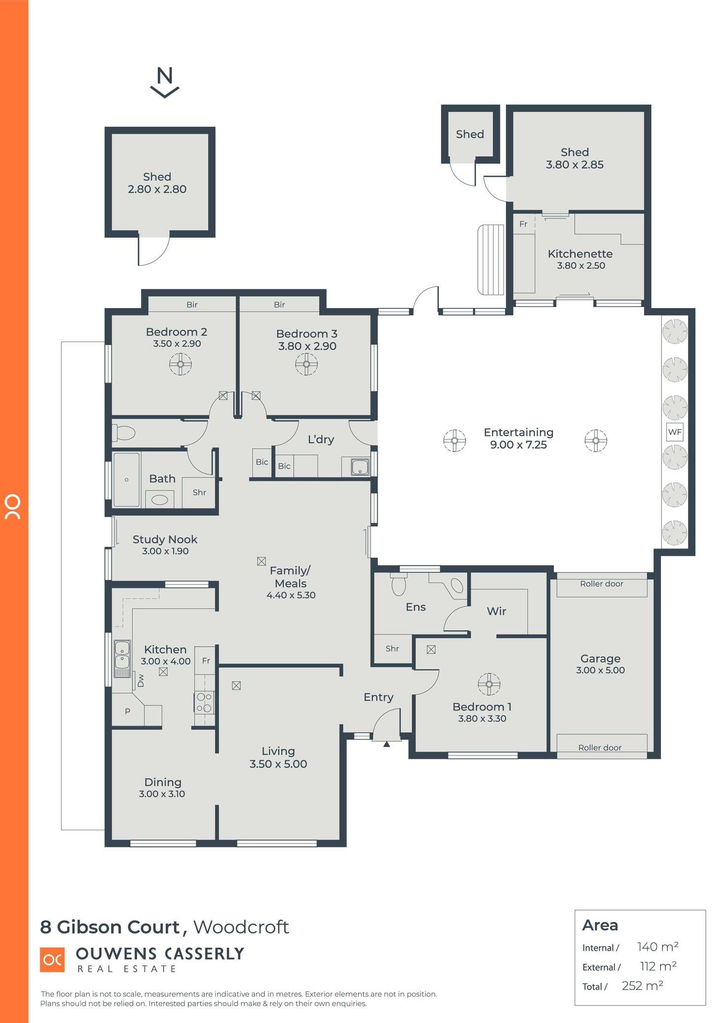 Floorplan of Homely house listing, 8 Gibson Court, Woodcroft SA 5162