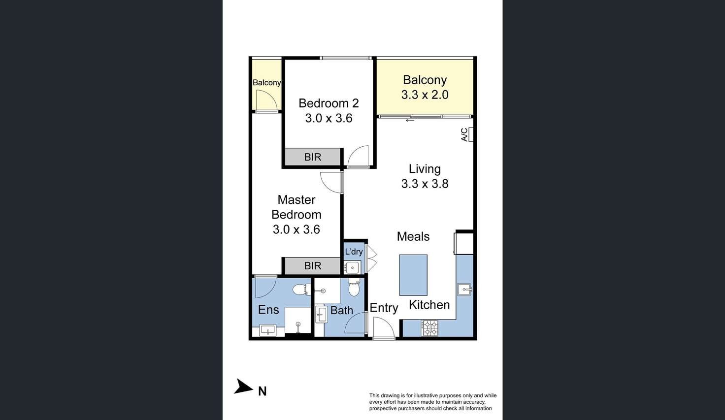 Floorplan of Homely apartment listing, 206/233 Maroondah Highway, Ringwood VIC 3134