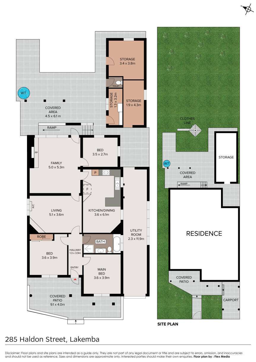 Floorplan of Homely house listing, 285 Haldon Street, Lakemba NSW 2195