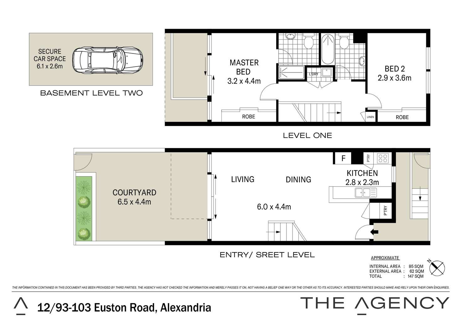 Floorplan of Homely townhouse listing, 12/93-103 Euston Road, Alexandria NSW 2015