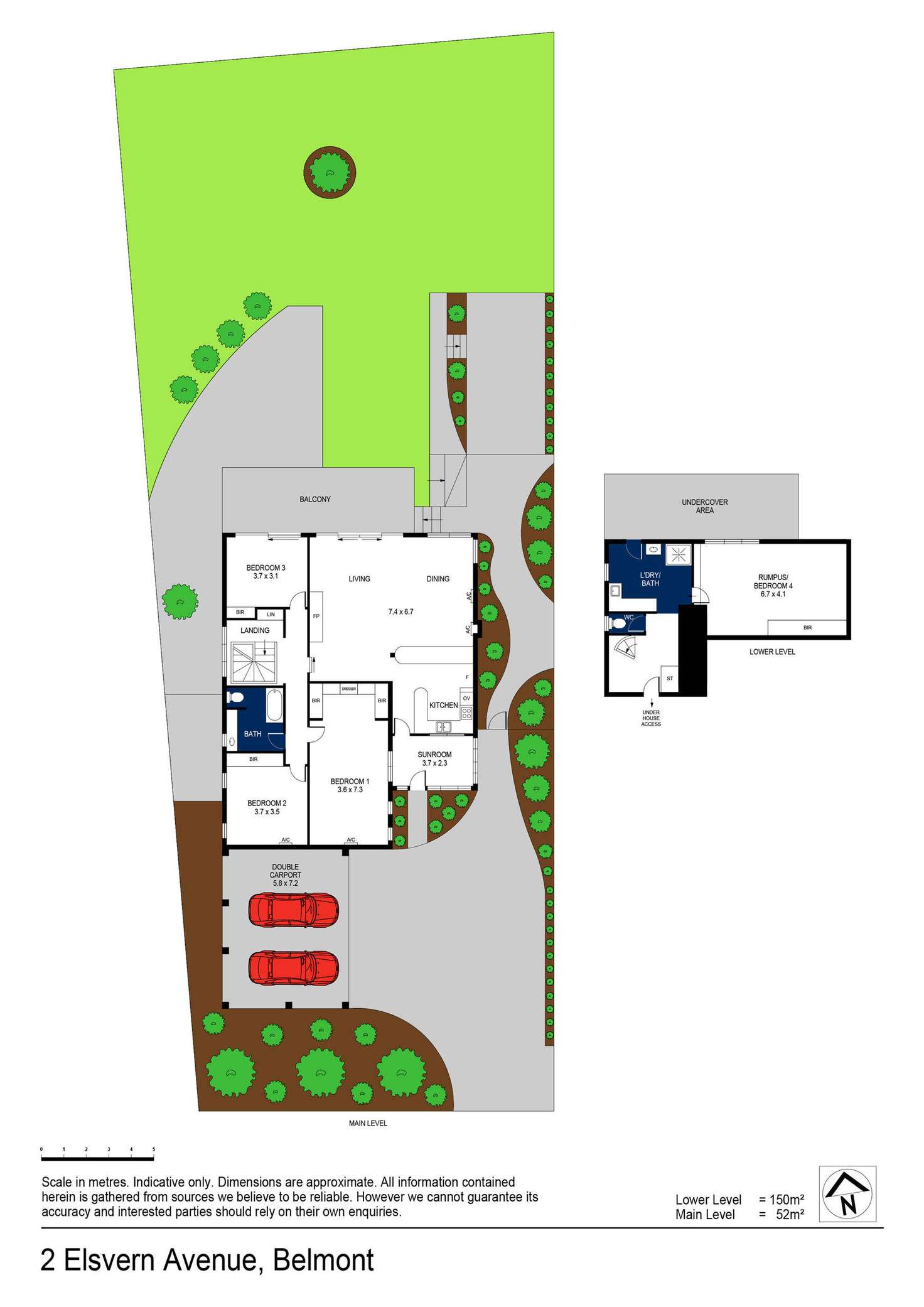 Floorplan of Homely house listing, 2 Elsvern Avenue, Belmont VIC 3216
