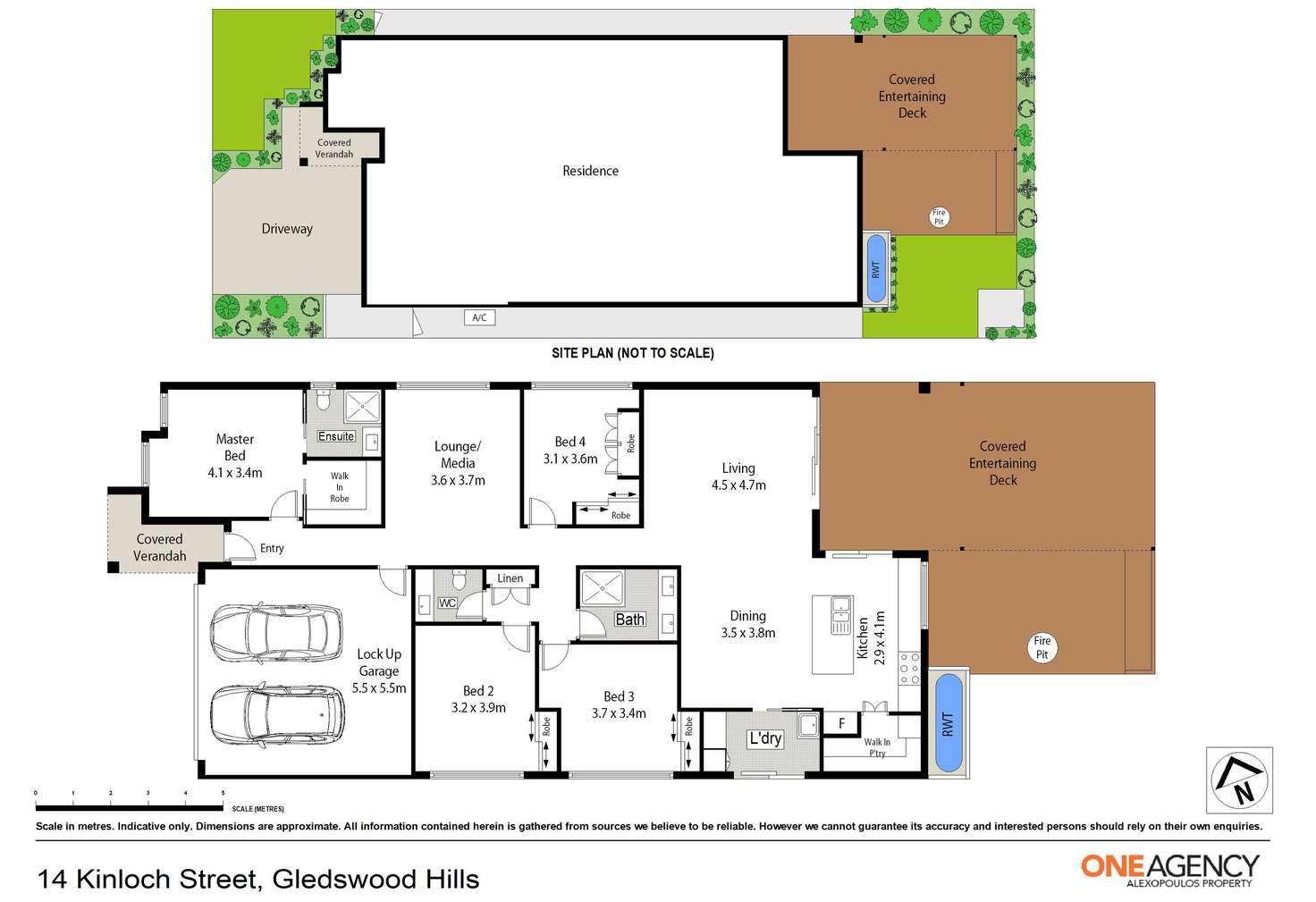 Floorplan of Homely house listing, 14 Kinloch Street, Gledswood Hills NSW 2557