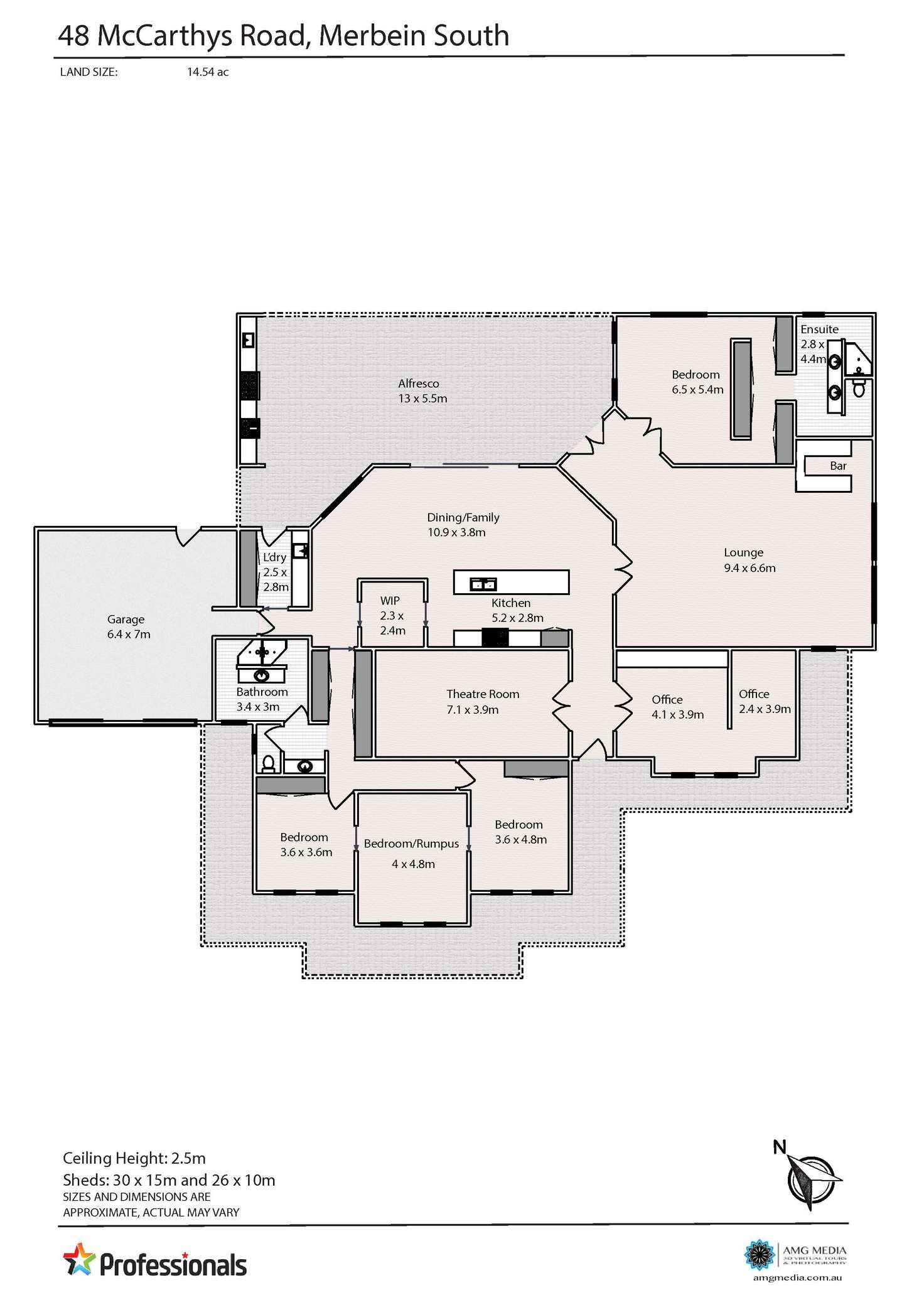 Floorplan of Homely acreageSemiRural listing, 48 Mccarthys Road, Merbein South VIC 3505