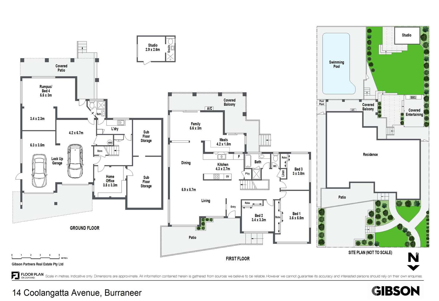 Floorplan of Homely house listing, 14 Coolangatta Avenue, Burraneer NSW 2230