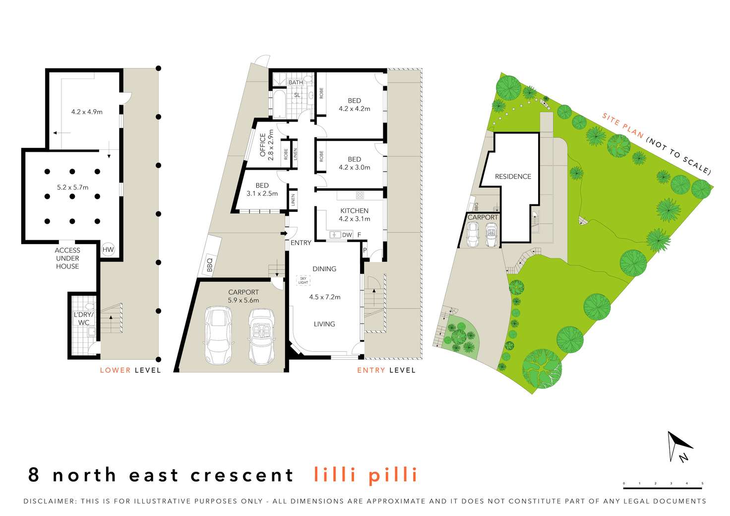 Floorplan of Homely house listing, 8 North East Crescent, Lilli Pilli NSW 2229