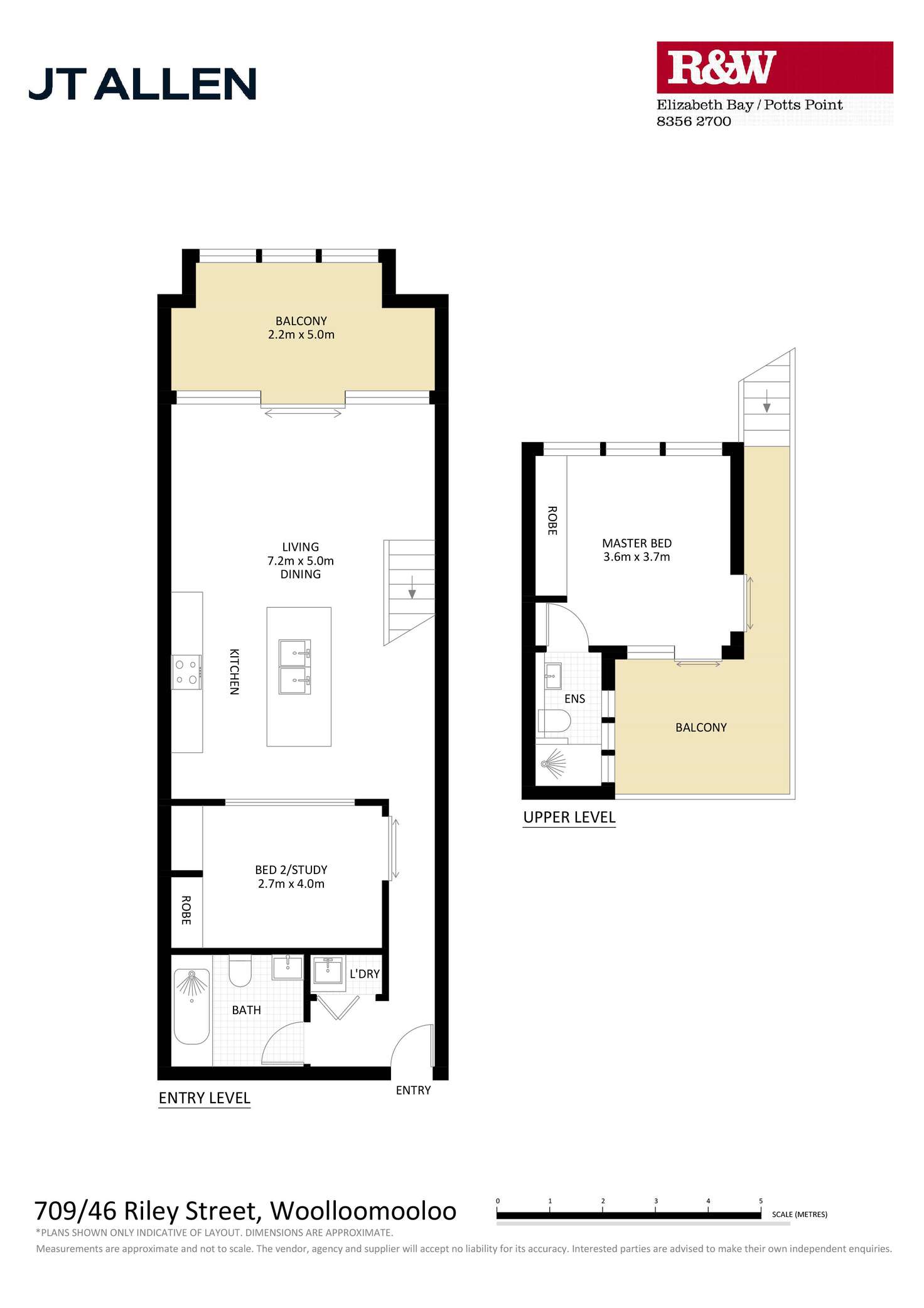 Floorplan of Homely apartment listing, 709/46-48 Riley Street, Woolloomooloo NSW 2011