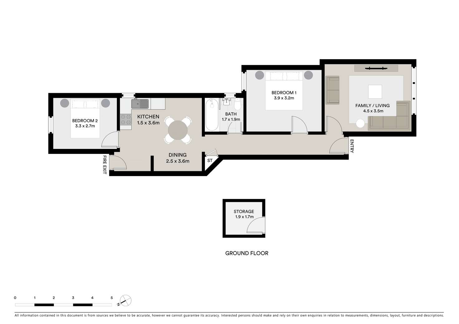 Floorplan of Homely apartment listing, 12/77 West Esplanade, Manly NSW 2095