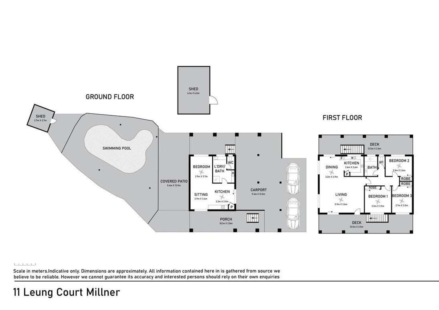 Floorplan of Homely house listing, 11 Leung Court, Millner NT 810