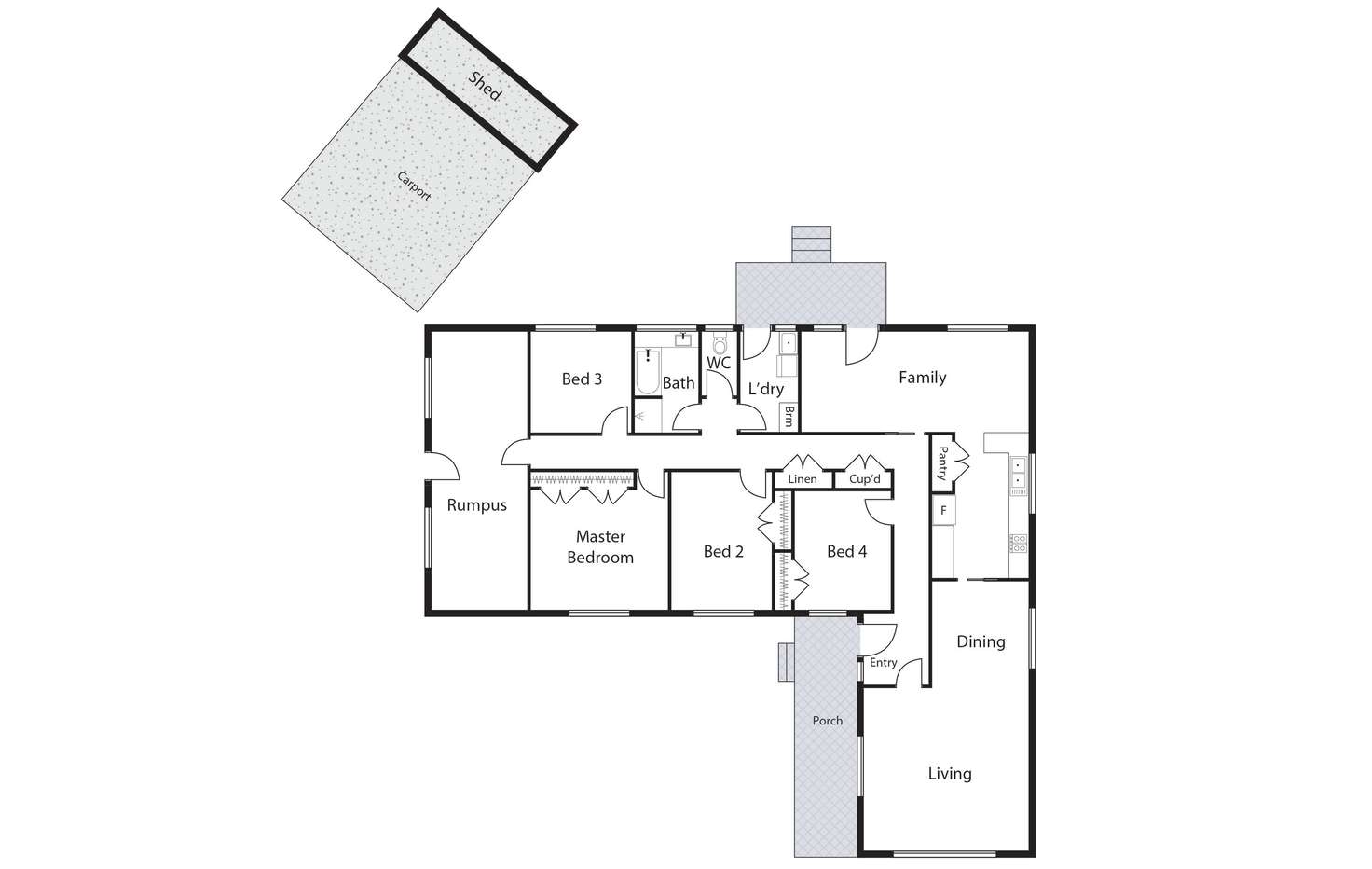 Floorplan of Homely house listing, 12 Gamor Street, Waramanga ACT 2611