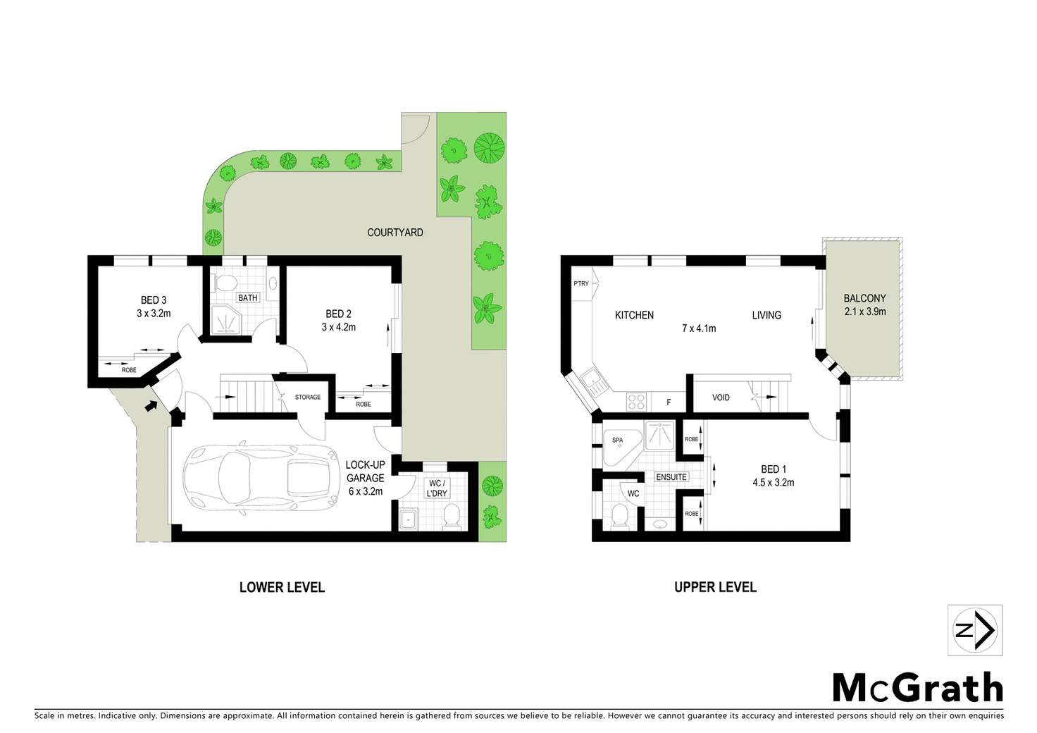 Floorplan of Homely townhouse listing, 1/4 Gore Street, Port Macquarie NSW 2444