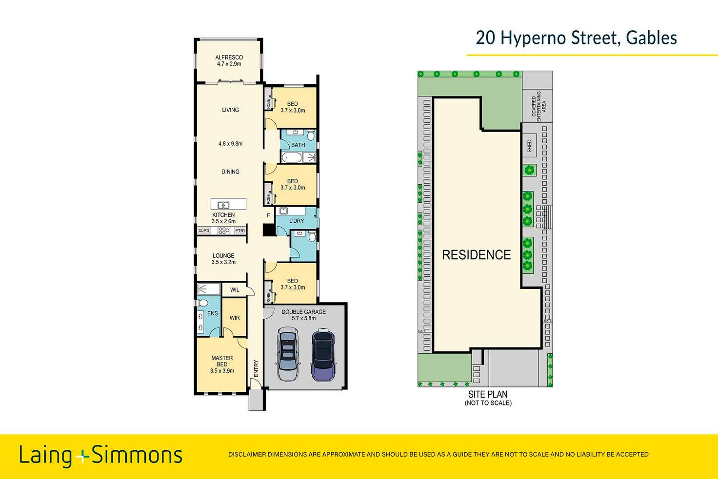 Floorplan of Homely house listing, 20 Hyperno Street, Box Hill NSW 2765