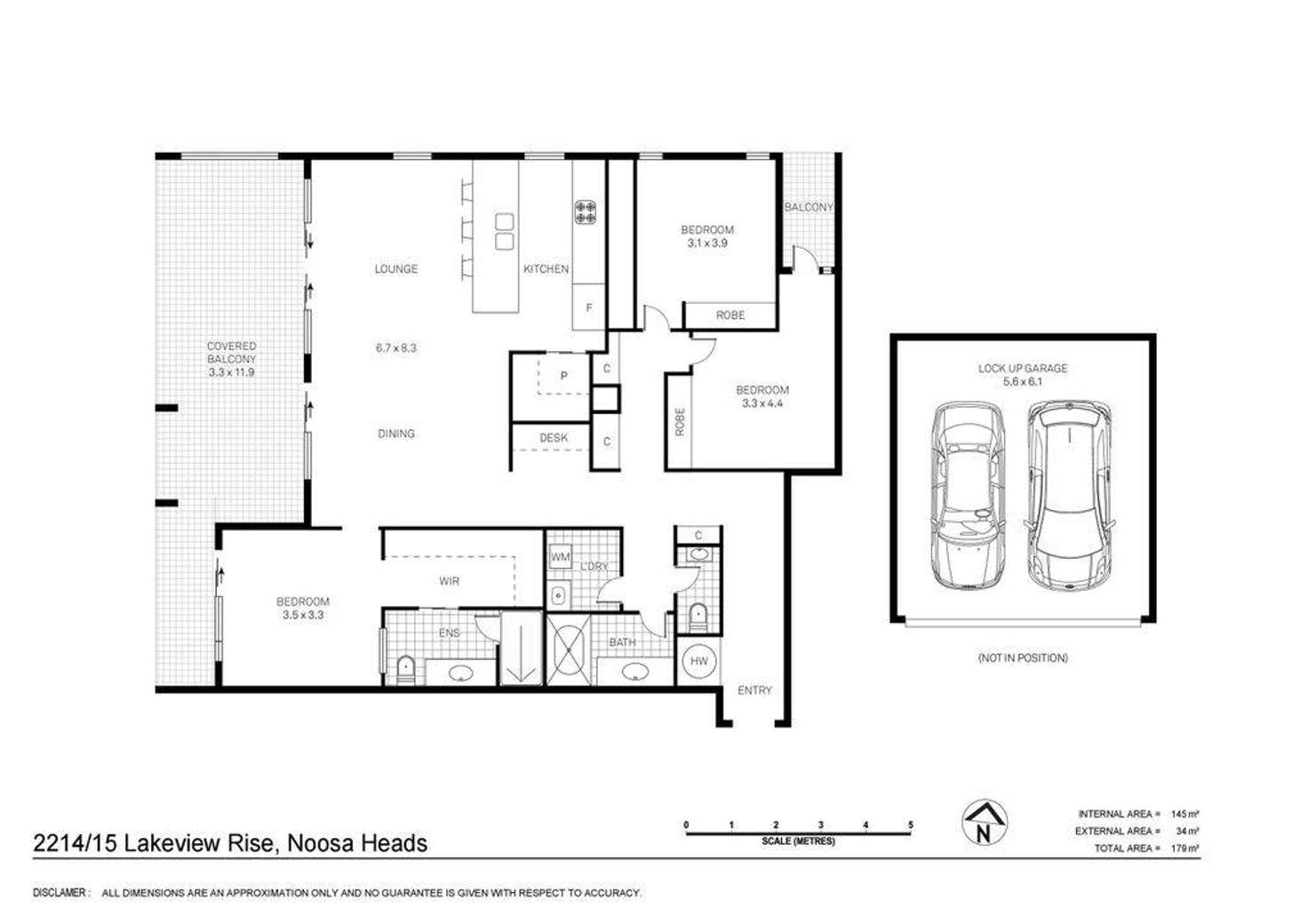 Floorplan of Homely unit listing, 2214/15 Lakeview Rise, Noosa Heads QLD 4567