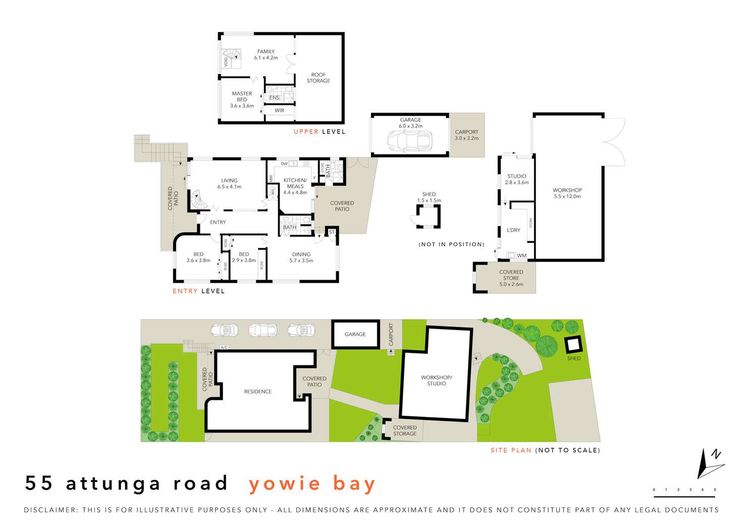 Floorplan of Homely house listing, 55 Attunga Road, Yowie Bay NSW 2228