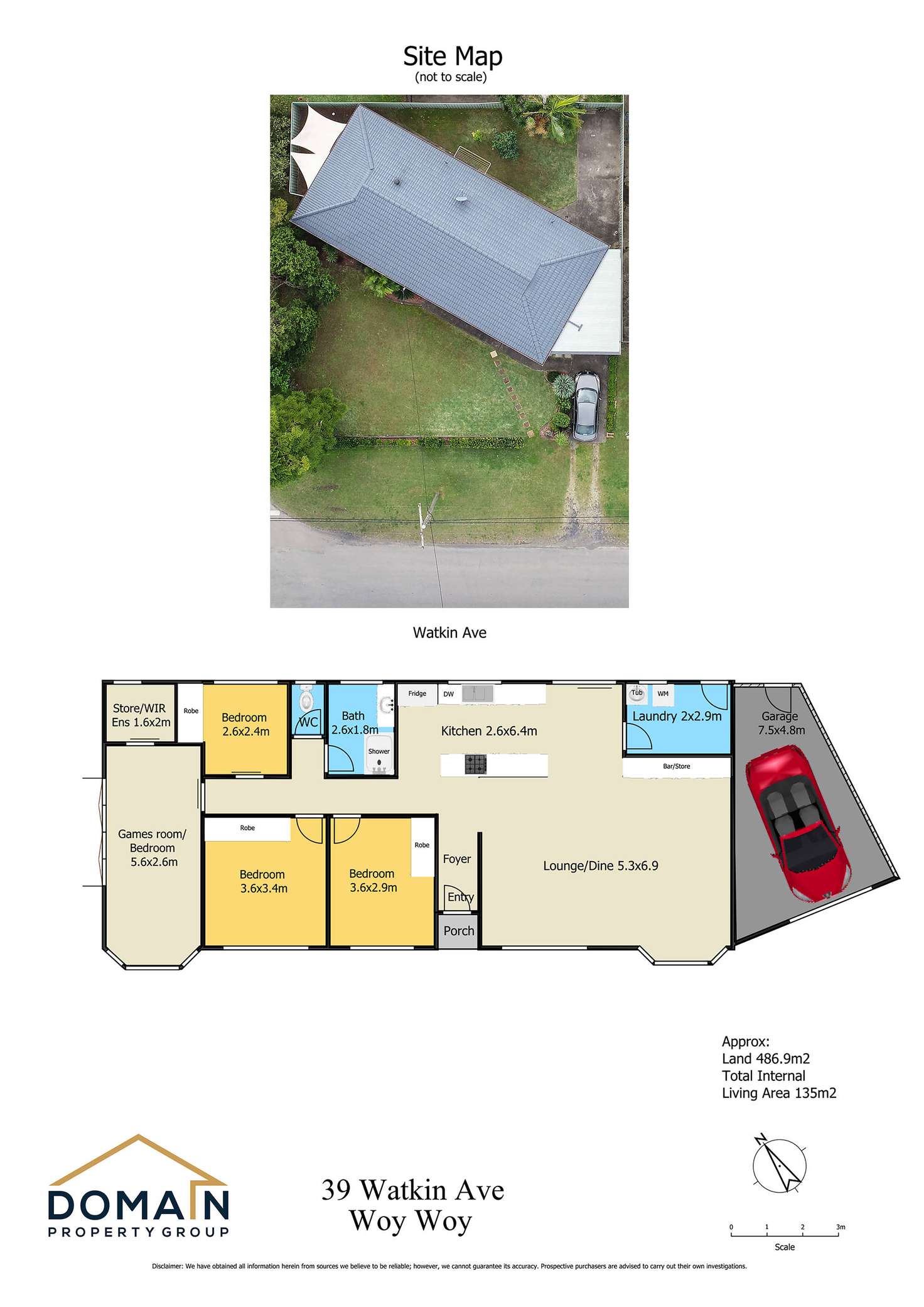 Floorplan of Homely house listing, 39 Watkin Avenue, Woy Woy NSW 2256