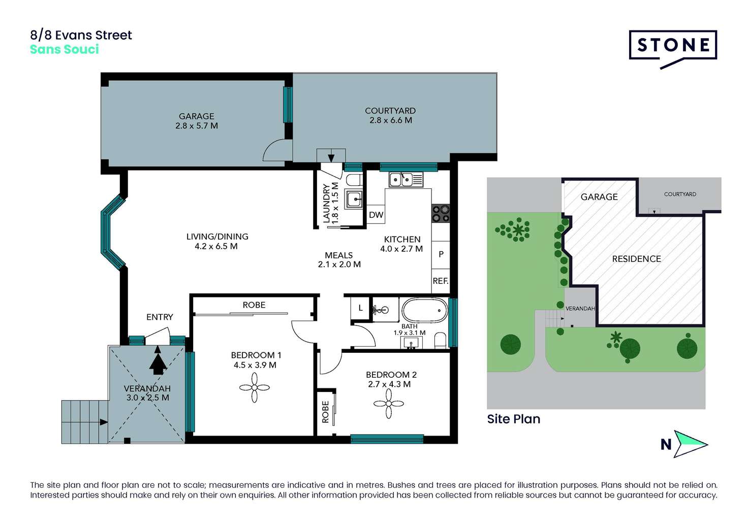 Floorplan of Homely villa listing, 8/8-12 Evans Street, Sans Souci NSW 2219