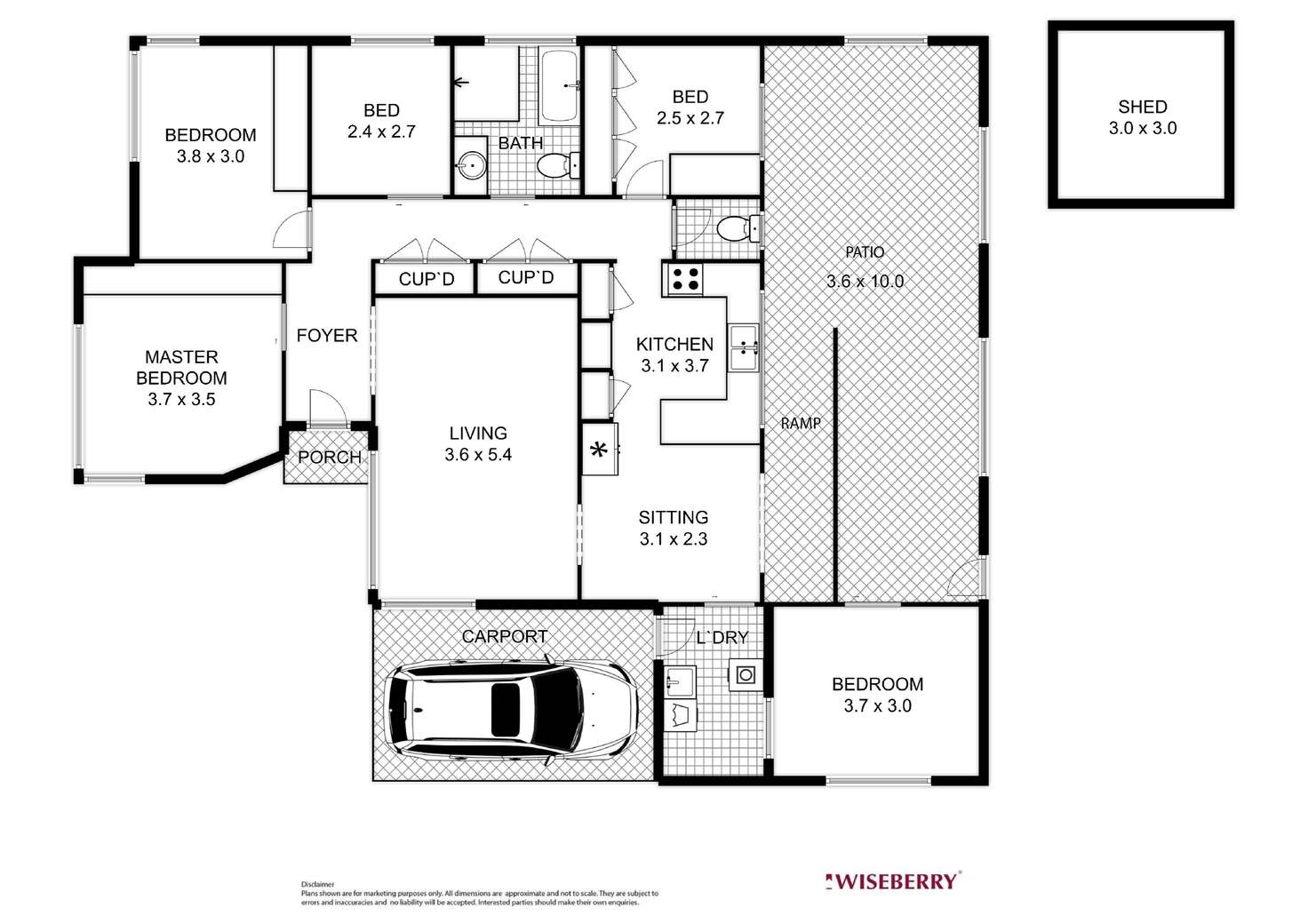 Floorplan of Homely house listing, 17 Leppington Street, Wyong NSW 2259