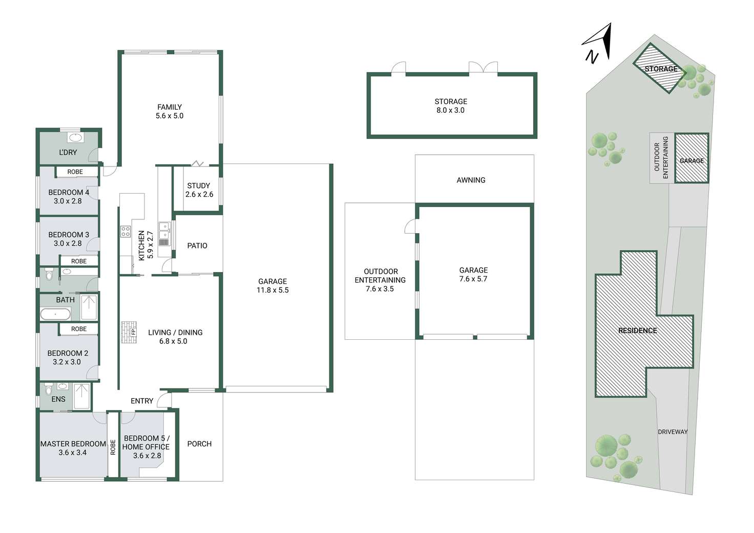 Floorplan of Homely house listing, 6 Casuarina Avenue, Glenorie NSW 2157