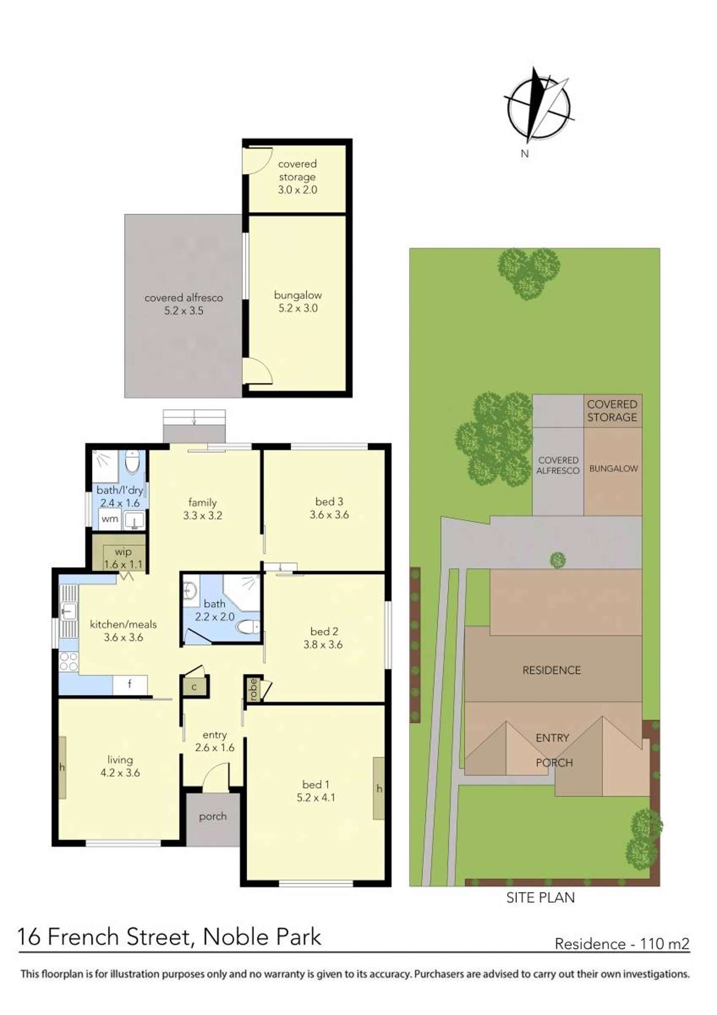 Floorplan of Homely house listing, 16 French Street, Noble Park VIC 3174