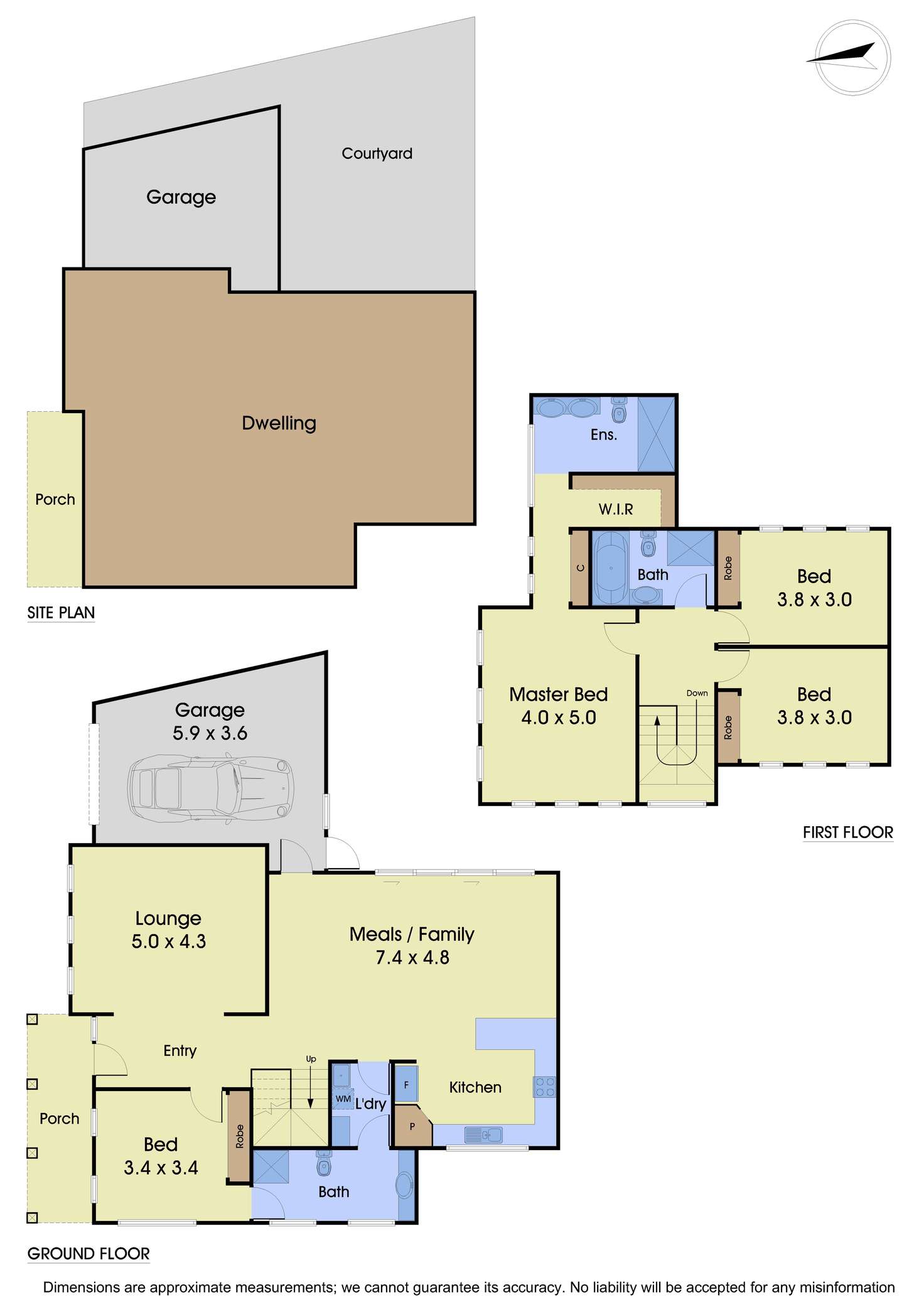 Floorplan of Homely townhouse listing, 1/28 Emu Avenue, Altona VIC 3018