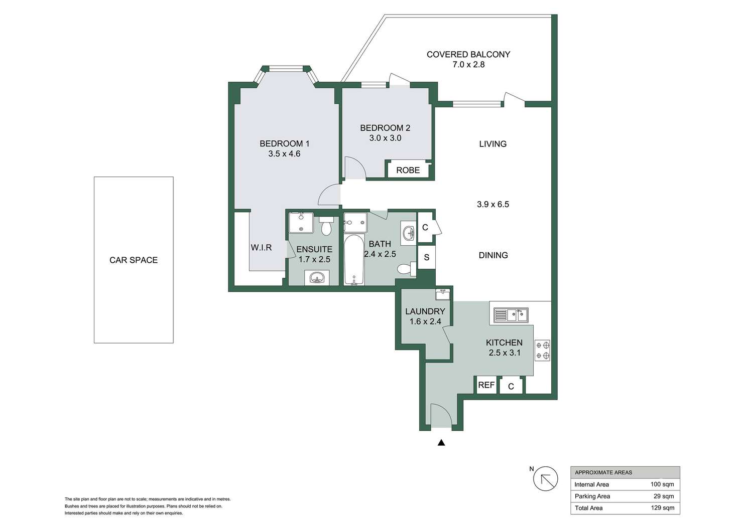 Floorplan of Homely apartment listing, 22/2 Pound Road, Hornsby NSW 2077